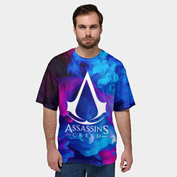 Футболка оверсайз мужская ASSASSINS CREED, цвет: 3D-принт — фото 2