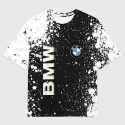 Футболка оверсайз мужская BMW, цвет: 3D-принт