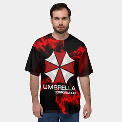 Футболка оверсайз мужская UMBRELLA CORP, цвет: 3D-принт — фото 2
