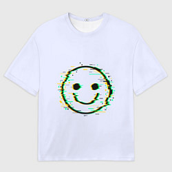 Футболка оверсайз мужская Smile, цвет: 3D-принт
