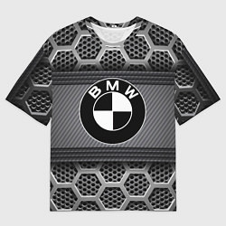 Футболка оверсайз мужская BMW, цвет: 3D-принт