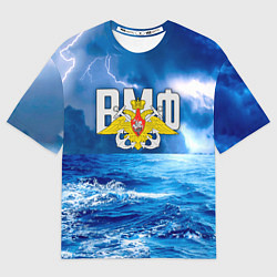 Мужская футболка оверсайз ВМФ