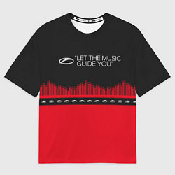 Мужская футболка оверсайз ASOT Let The Music Guide You