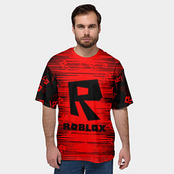 Футболка оверсайз мужская Roblox, цвет: 3D-принт — фото 2