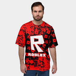 Футболка оверсайз мужская Roblox, цвет: 3D-принт — фото 2
