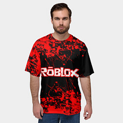 Футболка оверсайз мужская Roblox, цвет: 3D-принт — фото 2
