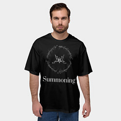 Футболка оверсайз мужская Summoning, цвет: 3D-принт — фото 2