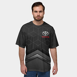 Футболка оверсайз мужская TOYOTA, цвет: 3D-принт — фото 2