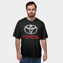Футболка оверсайз мужская TOYOTA, цвет: 3D-принт — фото 2