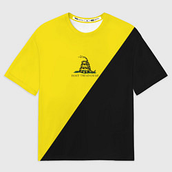 Футболка оверсайз мужская Dont tread on me, цвет: 3D-принт