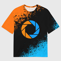 Футболка оверсайз мужская PORTAL, цвет: 3D-принт