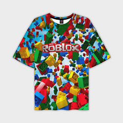 Футболка оверсайз мужская Roblox Cubes, цвет: 3D-принт