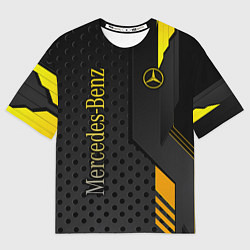 Футболка оверсайз мужская Mercedes-Benz, цвет: 3D-принт