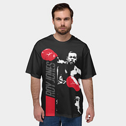 Футболка оверсайз мужская Рой Джонс, цвет: 3D-принт — фото 2