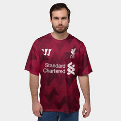 Футболка оверсайз мужская Liverpool, цвет: 3D-принт — фото 2