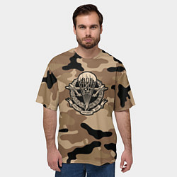 Футболка оверсайз мужская ВДВ СССР, цвет: 3D-принт — фото 2