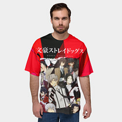 Футболка оверсайз мужская Bungou Stray Dogs, цвет: 3D-принт — фото 2