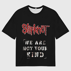 Футболка оверсайз мужская SLIPKNOT WANYK, цвет: 3D-принт