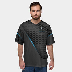 Футболка оверсайз мужская Mercedes-AMG, цвет: 3D-принт — фото 2