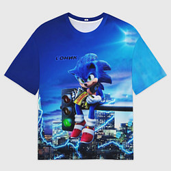 Мужская футболка оверсайз SONIC