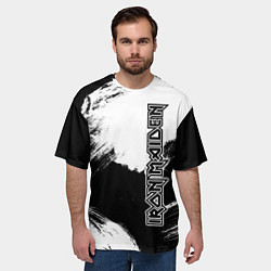 Футболка оверсайз мужская Iron Maiden, цвет: 3D-принт — фото 2