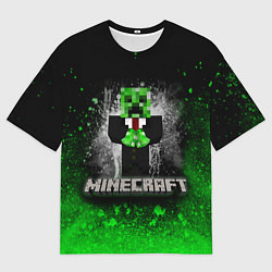 Футболка оверсайз мужская MINECRAFT, цвет: 3D-принт