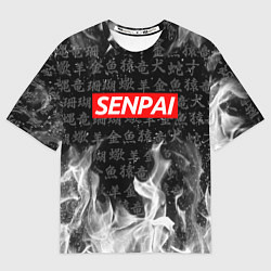 Футболка оверсайз мужская SENPAI, цвет: 3D-принт