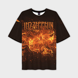 Мужская футболка оверсайз Led Zeppelin