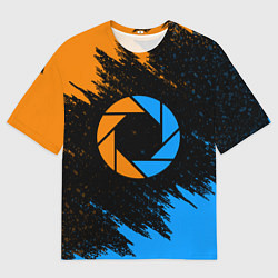 Футболка оверсайз мужская PORTAL, цвет: 3D-принт