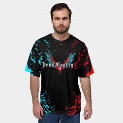 Футболка оверсайз мужская DEVIL MAY CRY, цвет: 3D-принт — фото 2