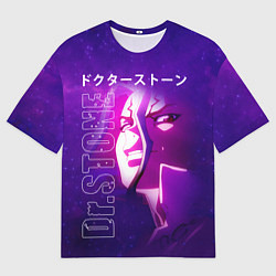 Футболка оверсайз мужская Доктор Стоун, цвет: 3D-принт