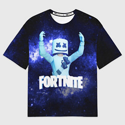 Футболка оверсайз мужская Marshmello, цвет: 3D-принт