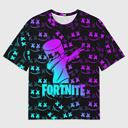 Футболка оверсайз мужская FORTNITE X MARSHMELLO, цвет: 3D-принт