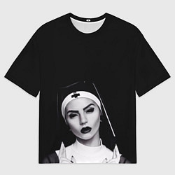 Мужская футболка оверсайз МОНАХИНЯ