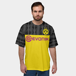 Футболка оверсайз мужская Sancho home UEFA 19-20, цвет: 3D-принт — фото 2