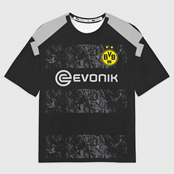 Футболка оверсайз мужская Borussia away 19-20, цвет: 3D-принт
