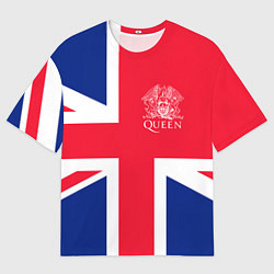 Футболка оверсайз мужская Queen, цвет: 3D-принт