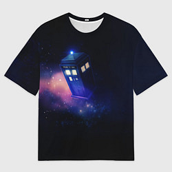 Футболка оверсайз мужская TARDIS, цвет: 3D-принт