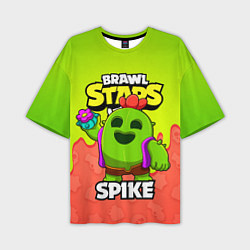 Мужская футболка оверсайз BRAWL STARS SPIKE