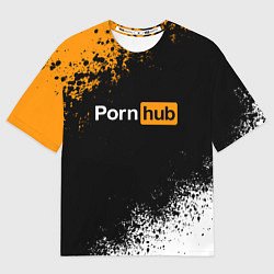 Мужская футболка оверсайз PORNHUB
