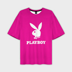 Футболка оверсайз мужская PLAYBOY, цвет: 3D-принт