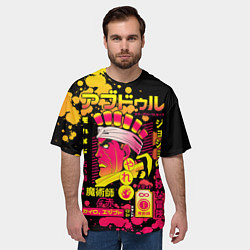 Футболка оверсайз мужская Приключения ДжоДжо, цвет: 3D-принт — фото 2
