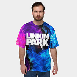 Футболка оверсайз мужская LINKIN PARK, цвет: 3D-принт — фото 2