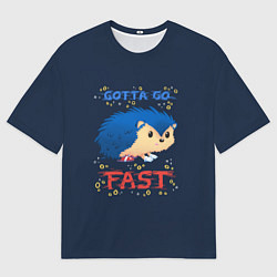 Мужская футболка оверсайз СОНИК