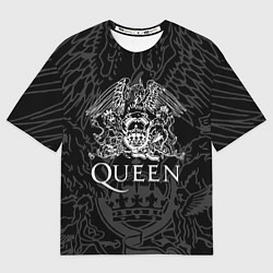 Футболка оверсайз мужская QUEEN, цвет: 3D-принт