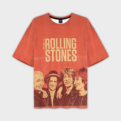 Футболка оверсайз мужская The Rolling Stones, цвет: 3D-принт