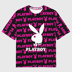 Футболка оверсайз мужская PLAYBOY, цвет: 3D-принт