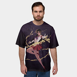 Футболка оверсайз мужская SAILOR MARS, цвет: 3D-принт — фото 2