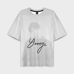 Футболка оверсайз мужская BTS Min Yoongi, цвет: 3D-принт