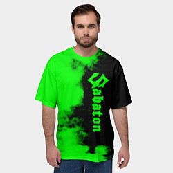 Футболка оверсайз мужская Sabaton, цвет: 3D-принт — фото 2